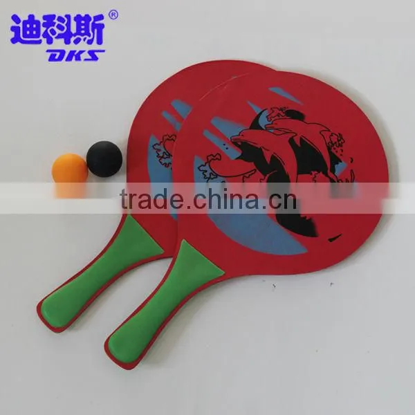 Top Quality Hot Sale Wooden Beach Rackets,Wholesale Price,Good Quality Shuttlecock Racket photo-2