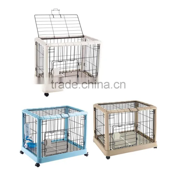 Luxury 3-floor Wire Plastic Cat Cage photo-5