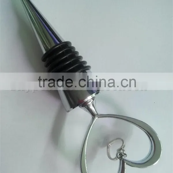 Popular Heart Shape Metal Bottole Wine Stopper Exist Mold photo-6