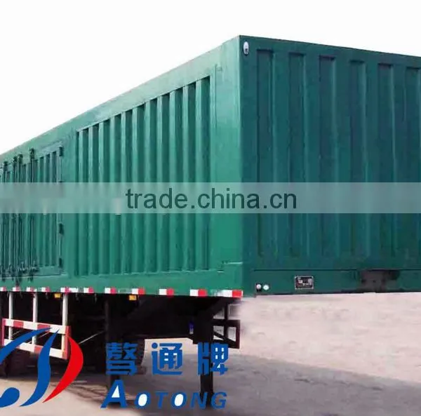 Best Selling Cargo Semi Trailer House,3 Axles Truck Cargo Boxes,side Open Truck
