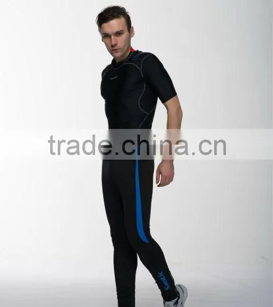 Men's Santic Running Wear Sports Jersey Running Set OEM Service