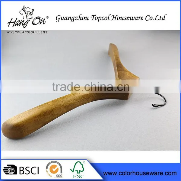 Simple Style Good Quality Luxury Wooden Clothes Hanger photo-2