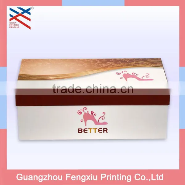 Wholesale Luxury Custom Color Printed Paper Shoe Packaging Box With Logo For High Heels photo-5