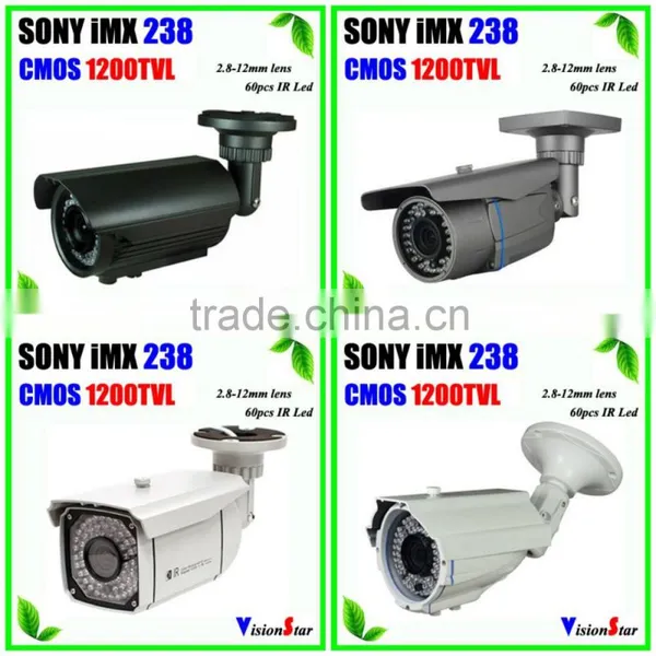 Outdoor Security Camera Systems 1200TVL 1/3"SONY IMX238+AVS05P Infrared IR Cut Waterproof CCTV Camera Varifocal Lens Camera photo-3