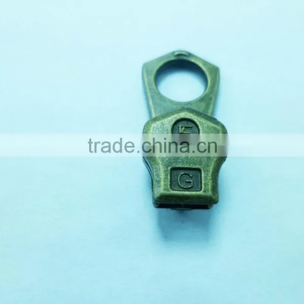 5# Metal Zipper Locking Zipper Slider Customers' Puller Plated Cooper Zipper Slider Jacket Zipper Slider photo-3
