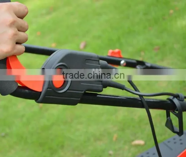 Hand Push Electric 1600w-1800w Plastic Deck Lawn Mower Induction Motor photo-5