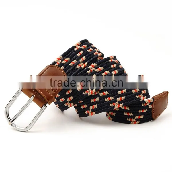 2016 Newest Top Sell Colorful Decorative Webbing Elastic Strench Belt for Men and Women photo-5
