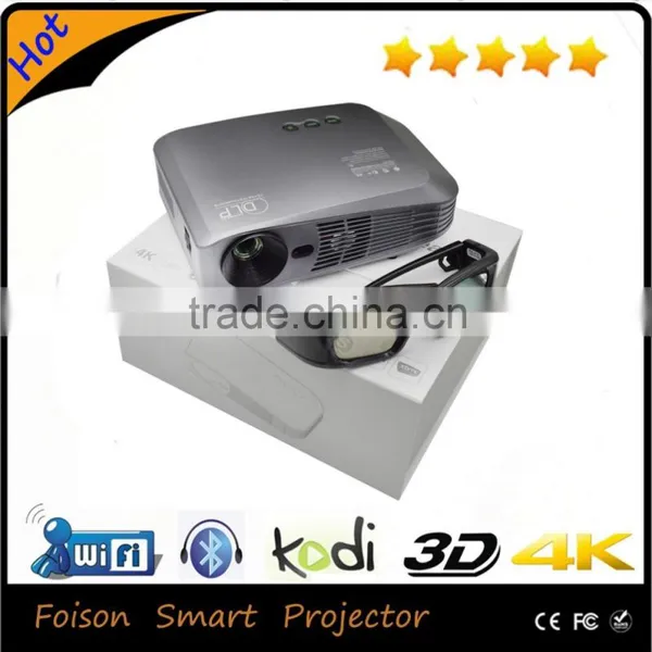 DLP Home Theater 3D Smart Portable Projector, Wifi Pico Projector, Android Tablet Projector photo-2