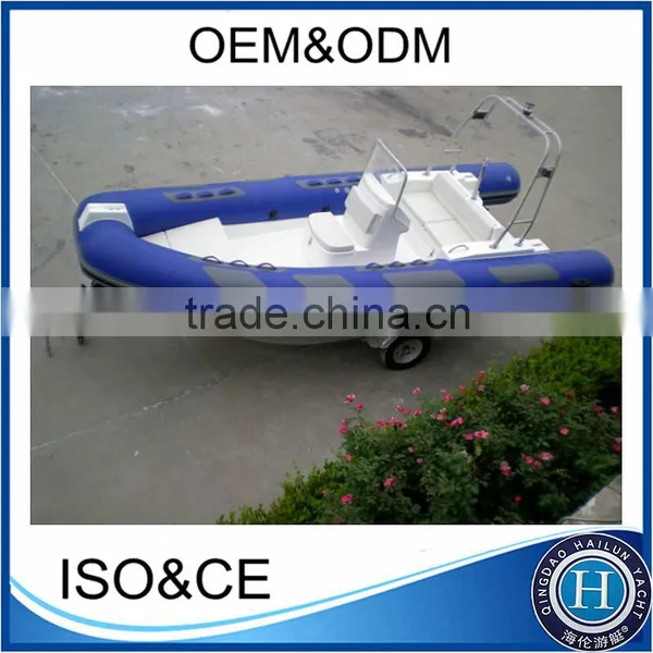 2016 Popular CE Certified Inflatable Rib Boat 520 With Hypalon for Sale photo-4