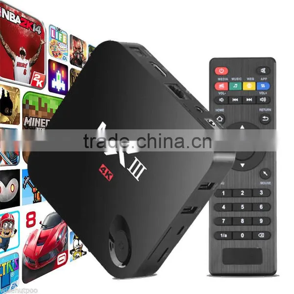 MXIII Amlogic S812 Android TV Box MX3 Quad Core KODI TV Box Android 4.4 Kitkat 4K 2G/8G Set Top Box MXIII Quality Choice