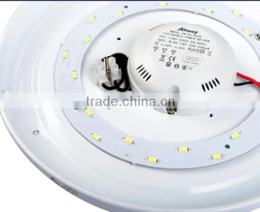 Microwave Sensor Round LED Ceiling Lamp 18w Pure/warm White Doppler All in One photo-2