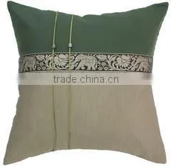 16x16 Inch Green Color Elephant Throw Pillow Cover