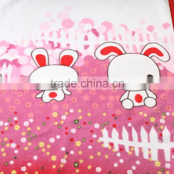 10 Years Experience Fire Retardant Airplane Blanket Suede Fabric Printed Blanket photo-4