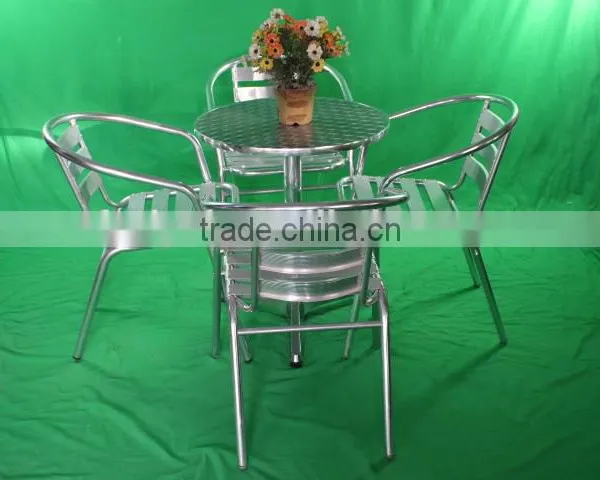 Used Cheap Aluminum Restaurant Furniture Set YC001/YT1 photo-5