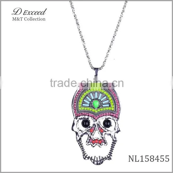 Fashion Alloy Skull Necklace,wholesale Cheap Skull Necklace photo-5