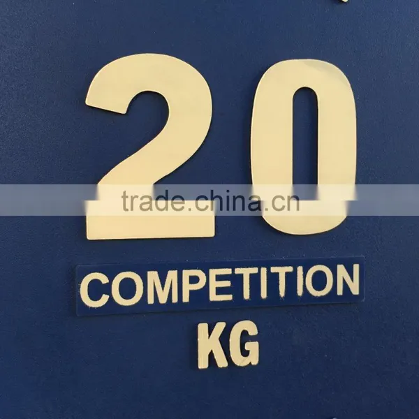 Dynomaster Crossfit Equipment/Rubber Bumper Plates With Steel Insert/ Weight Lifting Plate photo-2