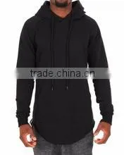 Round Bottom Pullover side zips Hoodie