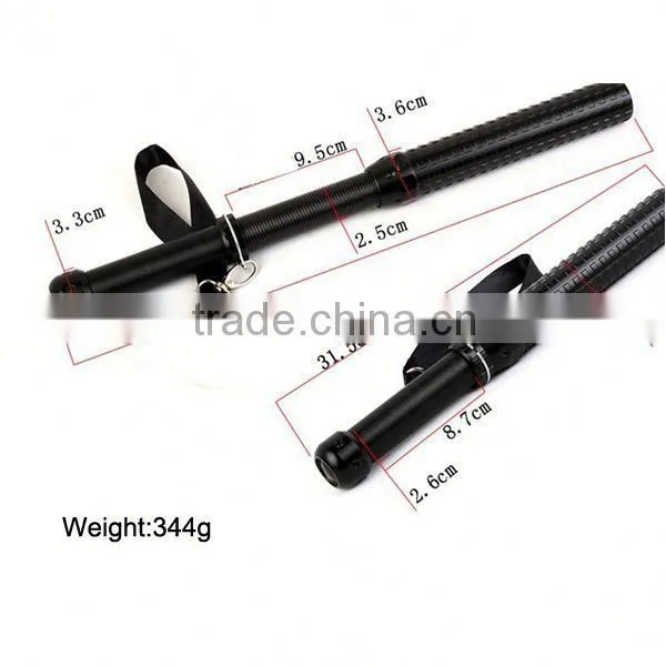 1180 Multi-function Self-defense Rechargeable Baseball Shape 3 w Led Camping Flashlight photo-6