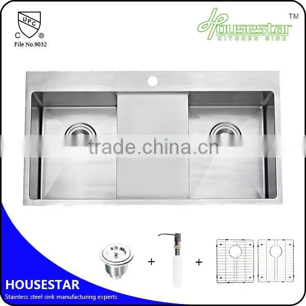 Modern Kitchen Design Large 304 Steel Undermount Single Bowl Kitchen Sink photo-3