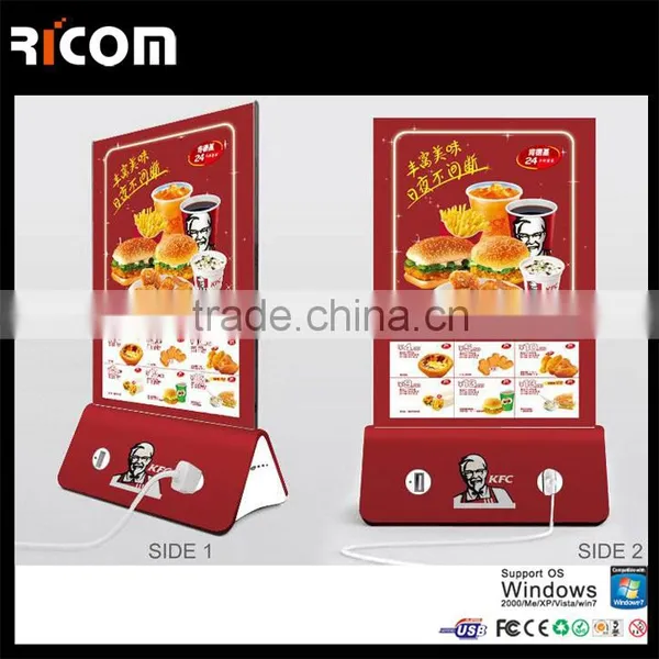 New Design Menu Holder Coffee Shop Power Bank Restaurant Power Bank photo-4