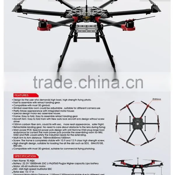 LEDO TE-AQ6 Aircraft Remote Control Unmanned Aerial Drone Remote Control Six Axes Foldable rc Quadcopter Helicopter photo-2