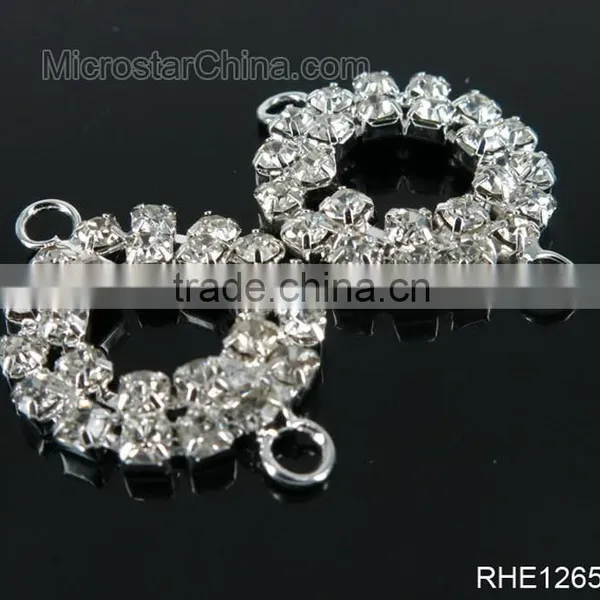 Fashion Design Crystal Charms Rhinestone Connector for Bikini photo-5