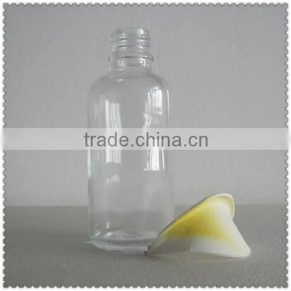 100ml Essential Oil Bottle Clear Round Boston Bottles
