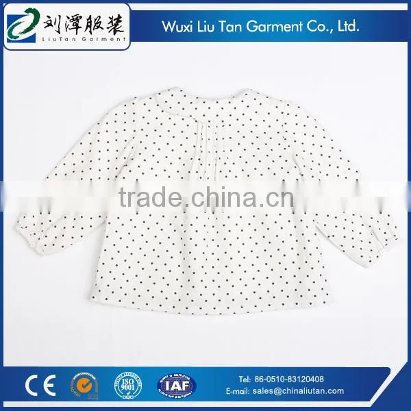 Lovely Loose Style Cotton Baby Girl Shirt photo-3