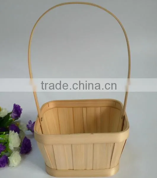 Bamboo Weaving Flower Hanging Basket photo-5