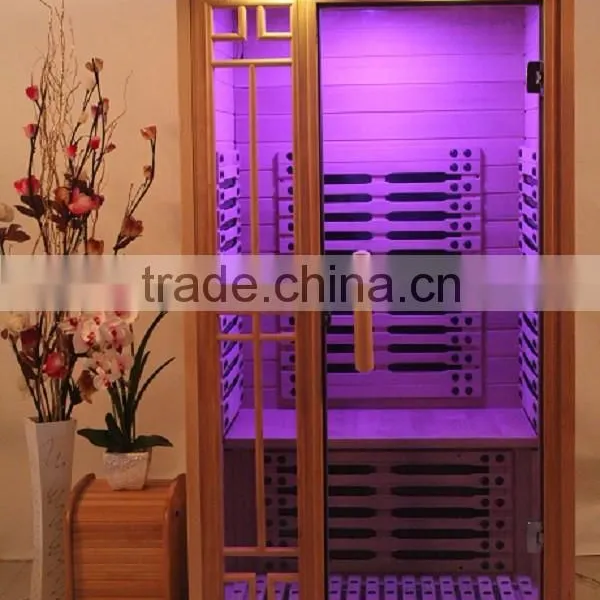 Wooden Mini Portable Far Infrared Russian Sauna Room Gym Equipment Best Selling Products photo-4