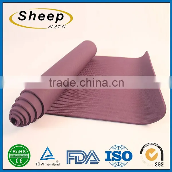 Factory Price Exercise Tpe Material Folding Soft Non-slip Mat for Yoga