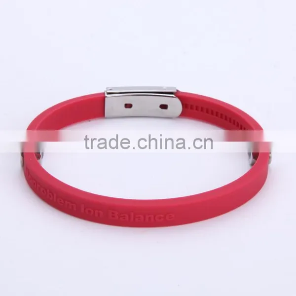 Noproblem P023 Friendship Hygienic Personalized Sports Elastic Power Bracelet for Couple photo-5