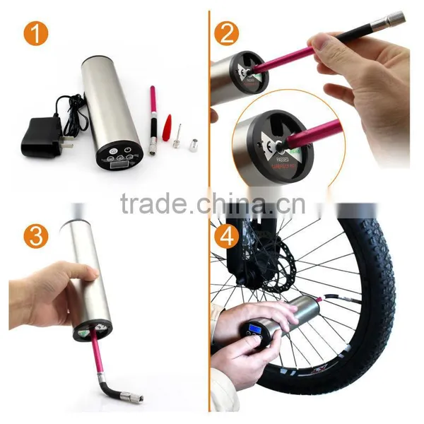 Innovative Mini Digital Bicycle Pump,the Newest Bike Accessory photo-4