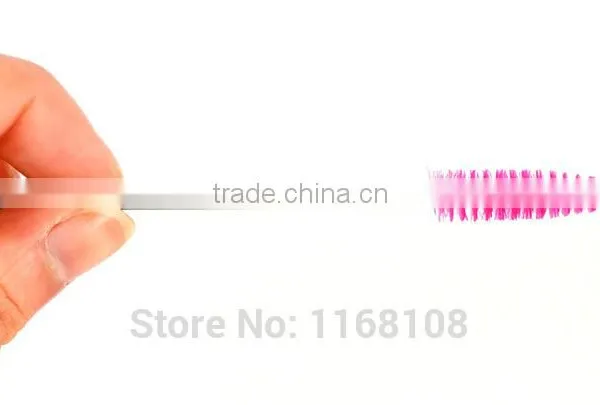 10pcs/lot New Make up Pink Disposable Eyelash Brush Mascara Applicator Wand Brush photo-6