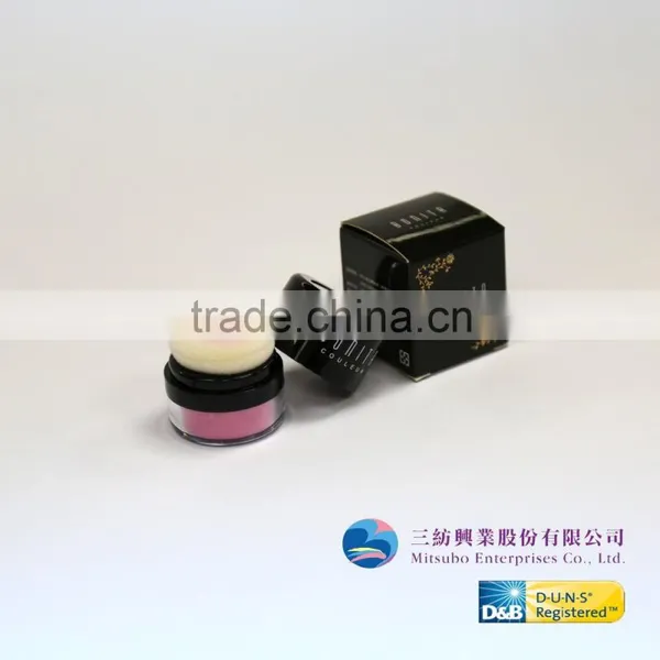 Kiss Beauty Rouge Blusher Powder Puff Sugar Box Face Makeup Powder Blusher photo-3