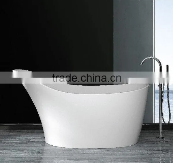 CUPC Certification Freestanding Artificial Stone Solid Surface Bathtub,artificial Stone Freestanding Bath Tub photo-2