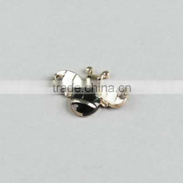 Insect Bee Metal Logo Tag Sew-on Metal Label photo-3