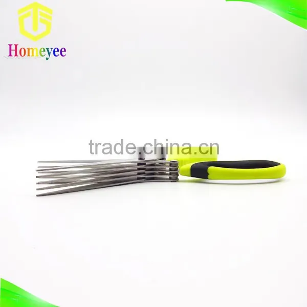 Multi Blade Scissors FDA Standard Herb Scissors Stainless Steel photo-2