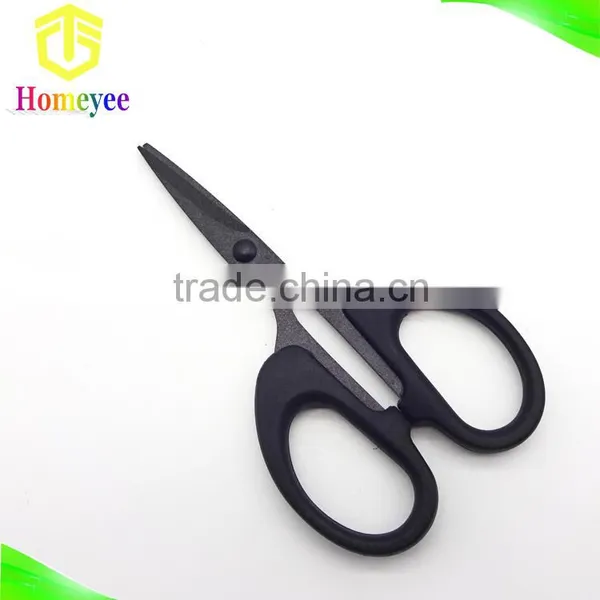 5" Stainless Steel Non Stick Black Handle Mini Houlsehold Scissors photo-3