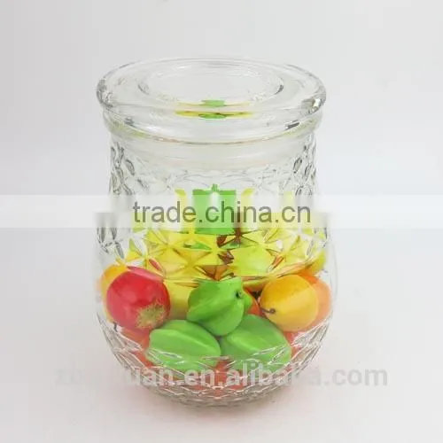Unique Design Glass Cookie Jar With Lid photo-2