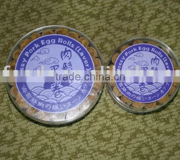 Fresh Hot-selling Supplier Flossy Pork Meat Egg Roll crispy roll snack