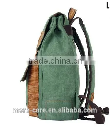 Men's Trendy Vintage Canvas Backpack photo-3