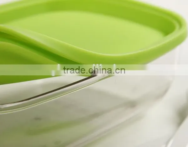 Kids Plastic Lunch Box Bento Keep Food for School photo-4