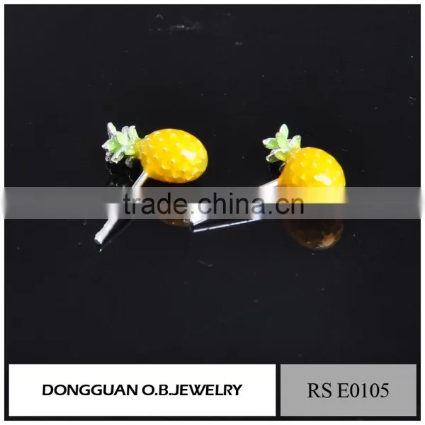Wholesale European Style Free Shipping Silver Stud Earrings photo-3