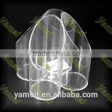 OEM/ODM Countertop Clear Round Acrylic Pen Holder Manufacturer