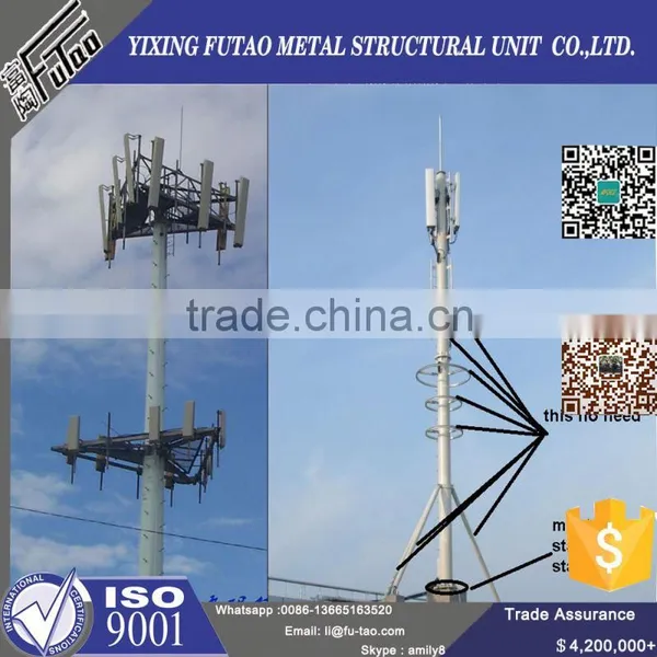 High Quality Galvanized Steel Tubular Pole photo-5