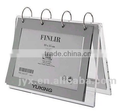 fashionable elegant acrylic custom desk calendar