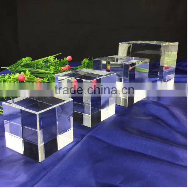 Artistic Factory Wholesale k9 Crystal Cube 3d Laser Glass Cube photo-2