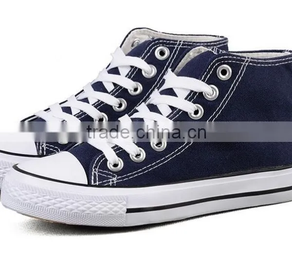 2016Fashion High Top Sneakers Unisex Canvas Shoes Lace up Shoes photo-3