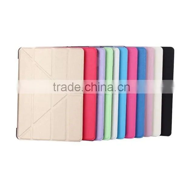 Hot For IPad Pro 9.7 Case, Flip Cover Silk for IPad Pro 9.7'', Slim Magnetic Three-fold Auto Wake and Sleep Smart Cover Case photo-6